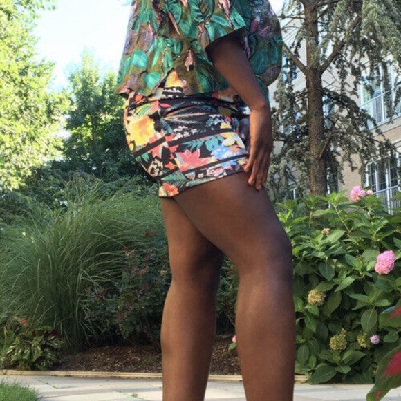 Lee Anse Ethnic Blouse Cardigan Top Linen Floral Retro Loose Vintage - Picture 2 of 8